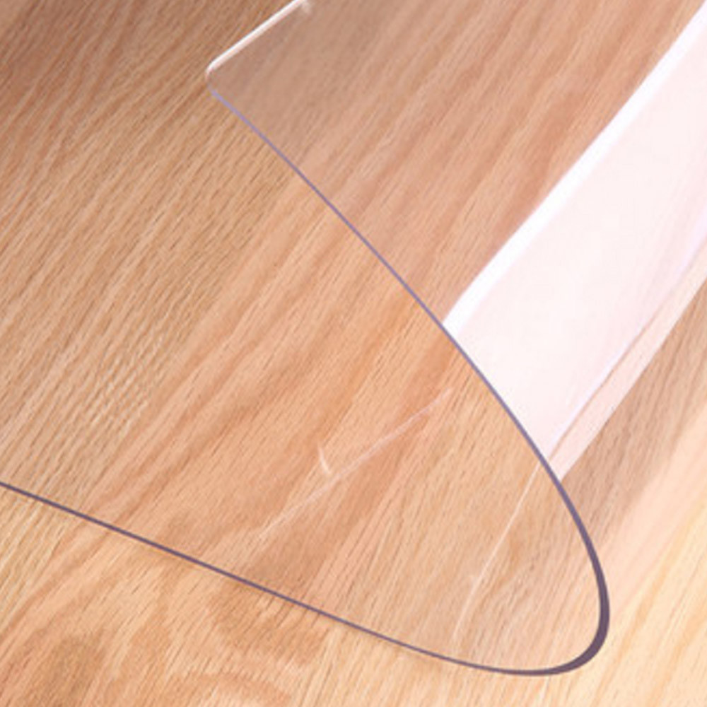 Soft Durable thickness 1.0mm Clear PVC Tablecloth Customized Size