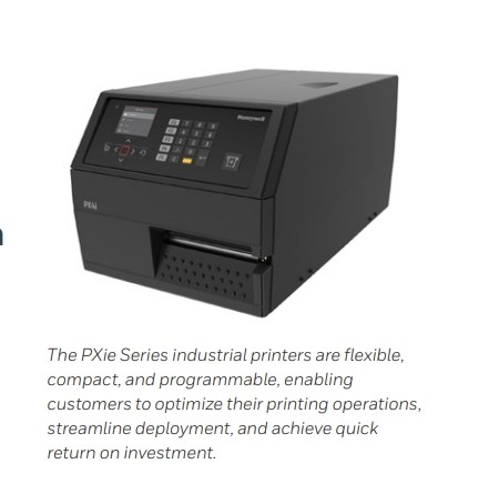 Honeywell px4ie The PXie Series industrial printers