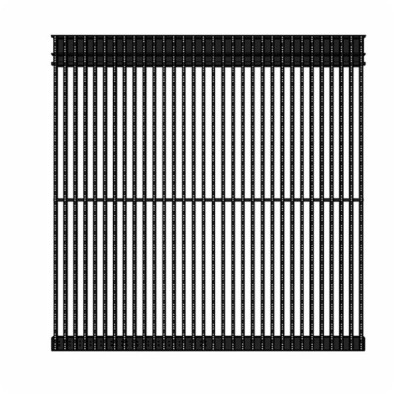 See Through Outdoor LED Grille Screen Full Color High Bright 6500cd/sqm