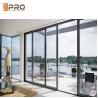 Buy cheap Waterproof Commercial Sliding Glass Door Double Glass Aluminium Profile Exterior from wholesalers