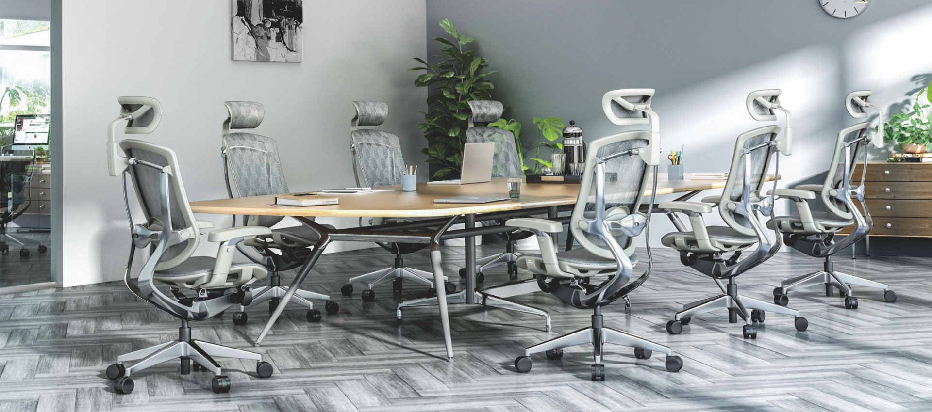Marrit Black Computer Chair High Back Swivel Gaming Mesh Rolling Staff