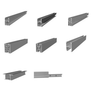  Natural Silver Solar Panel Mounting Rail for Frame or Frameless Modules Directly Sold Manufactures
