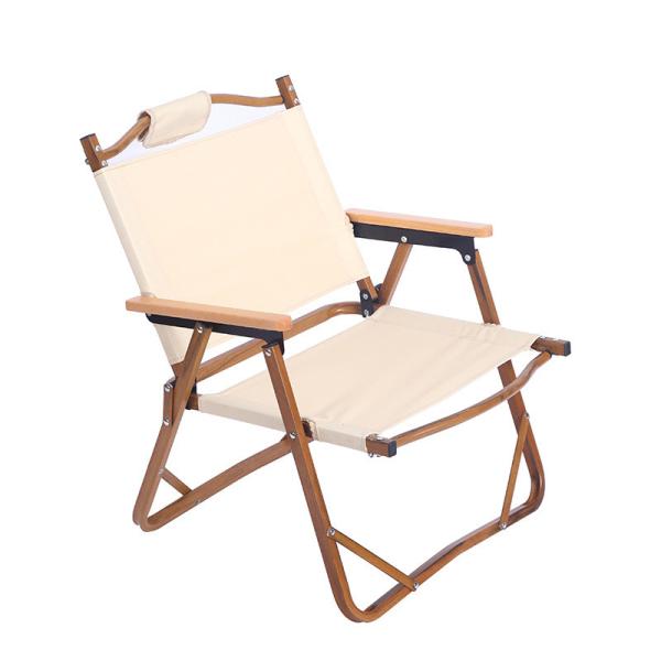Outdoor Fully Padded Camping Chair Heavy Duty Quad Fold Chair Arm Chair Support