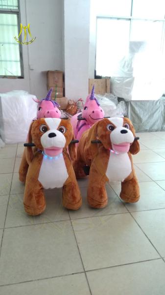 Hansel luna park equipment animal electronic toy carnival rides electric push