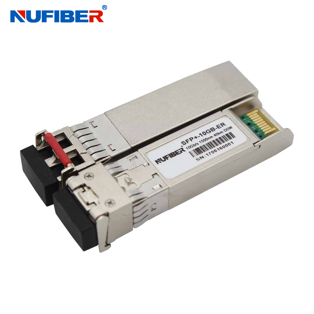 1550nm 40km Xfp Optical Transceiver , Duplex LC Single Mode Fiber Module