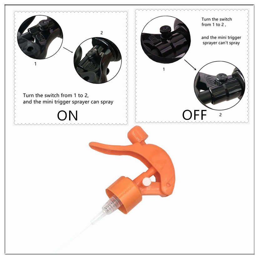 Portable Big Trigger Sprayer Customized Tub Length 28/410 Mouth Shape