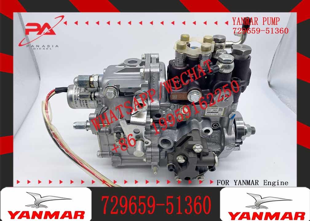 Construction Machinery Parts Fuel Injection Pump Assembly 729659-51360 Fuel Injection Pump for Diesel Engine 4TNV88 Exca