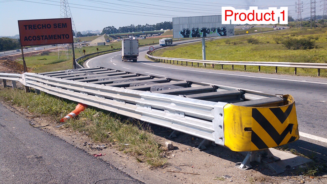 Highway Guardrail And Accessories Anti Corrosion Roadway Safety