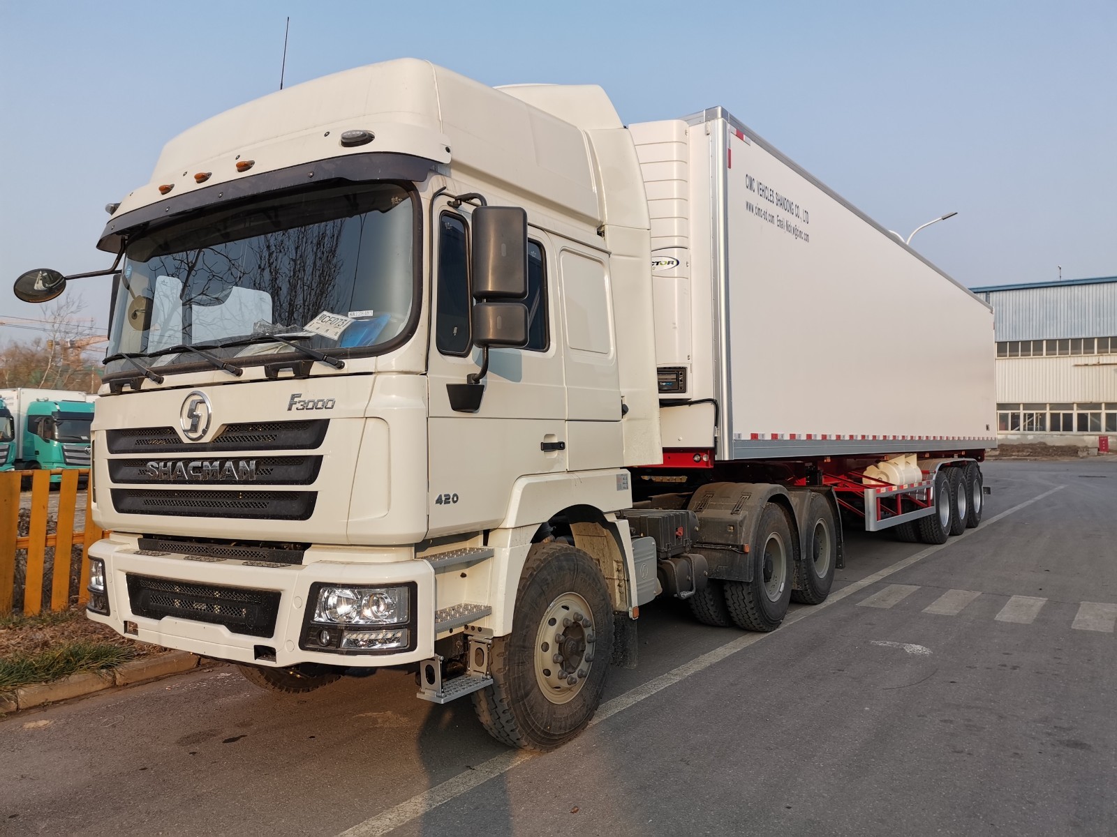 CIMC 3 Axles Refrigerated Trailer,30ton Cooling Van Semi-trailer,40ft Refrigerated Semi-trailer