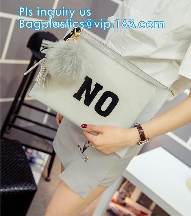 printed OEM logo slider zip lock bags, Slider Undergarment Bag With Lock, vinyl pvc A4 file bag with slider Zip lockkk
