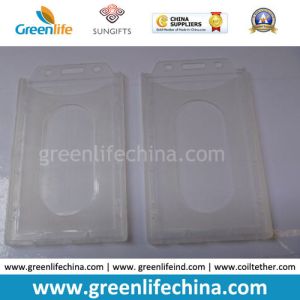  Durable Office Using Open Faced ID Badge Holder PP White Manufactures