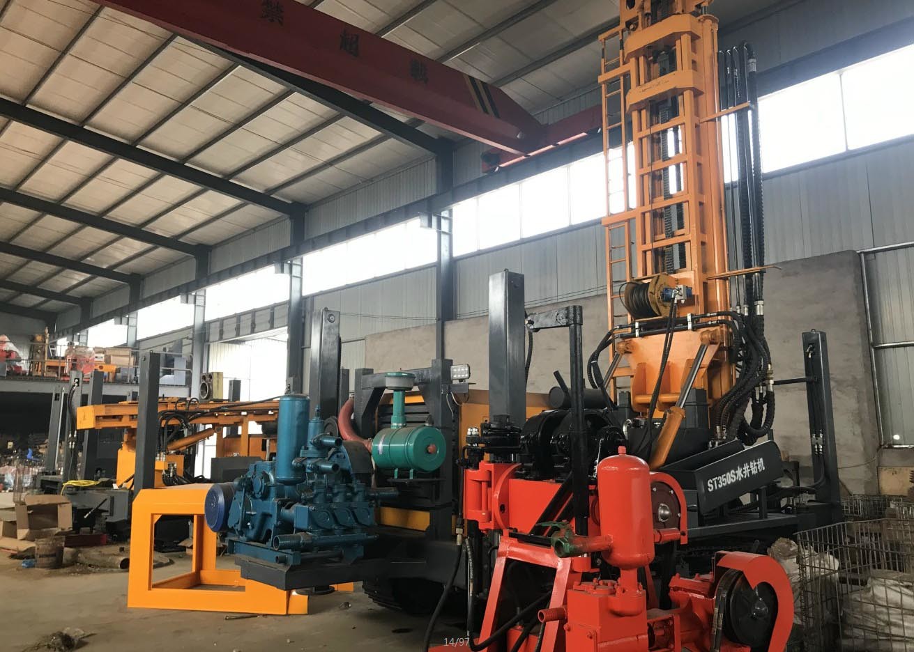 Yuchai Engine Borehole Drilling Machine 180 Meters High Efficiency