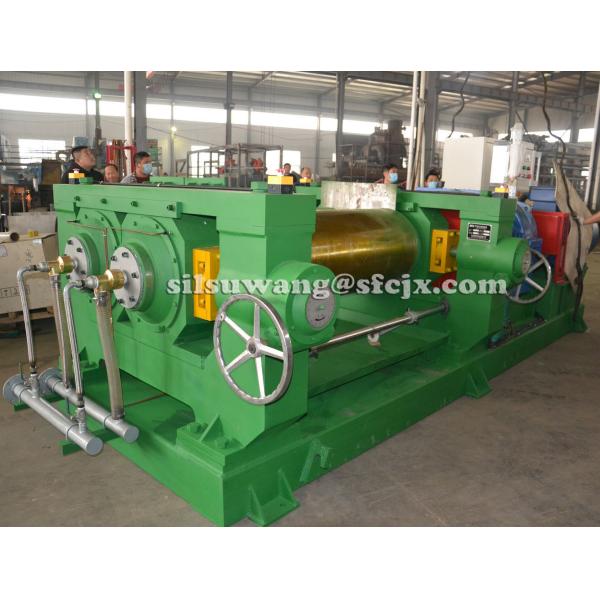 Quality 22" Peripherally Roller Bearing Lubrication Rubber Mixing Machine 2 Roll for sale