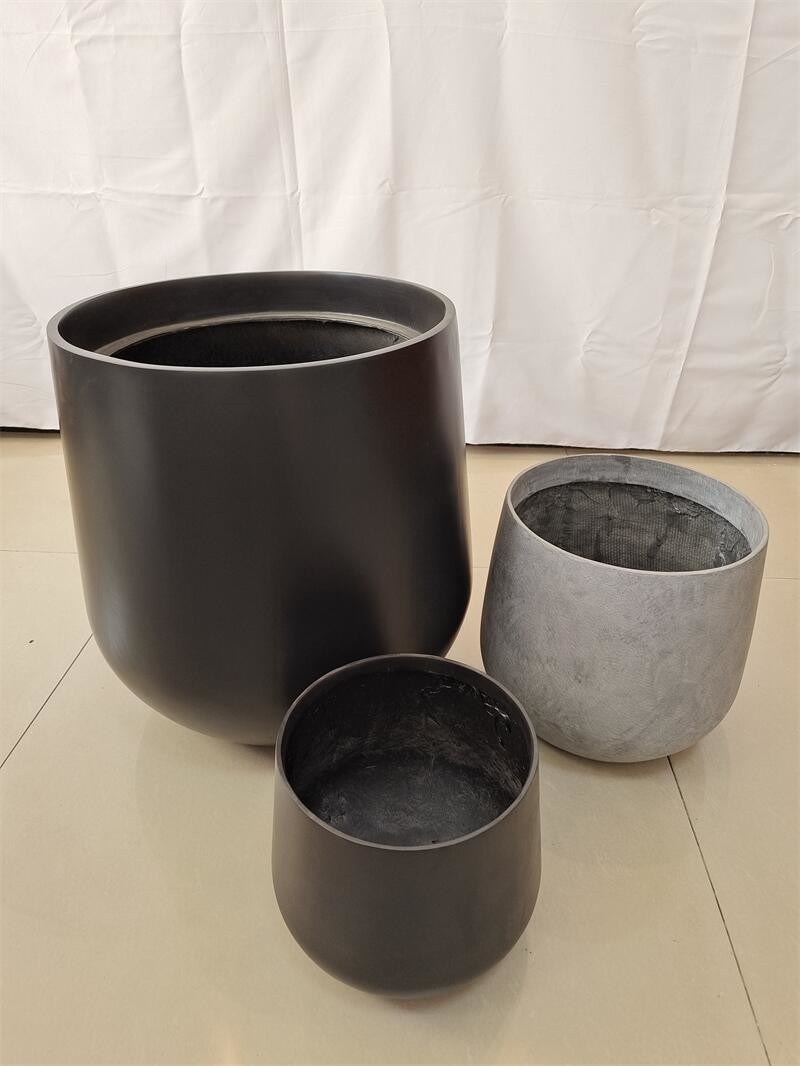 Strong Fiberglass Flower Pots Light Weight GRP Planter Box For Outdoor Indoor Decor