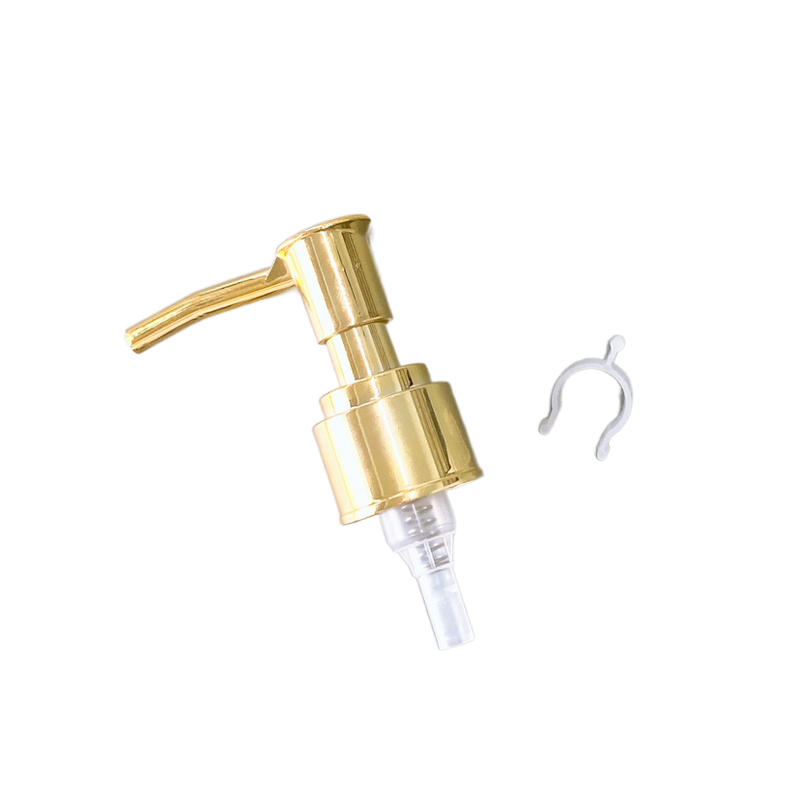 Kitchen Non Spill 24mm Bright Gold Wood Closure 24/410 Lotion Bottle Pumps 2cc
