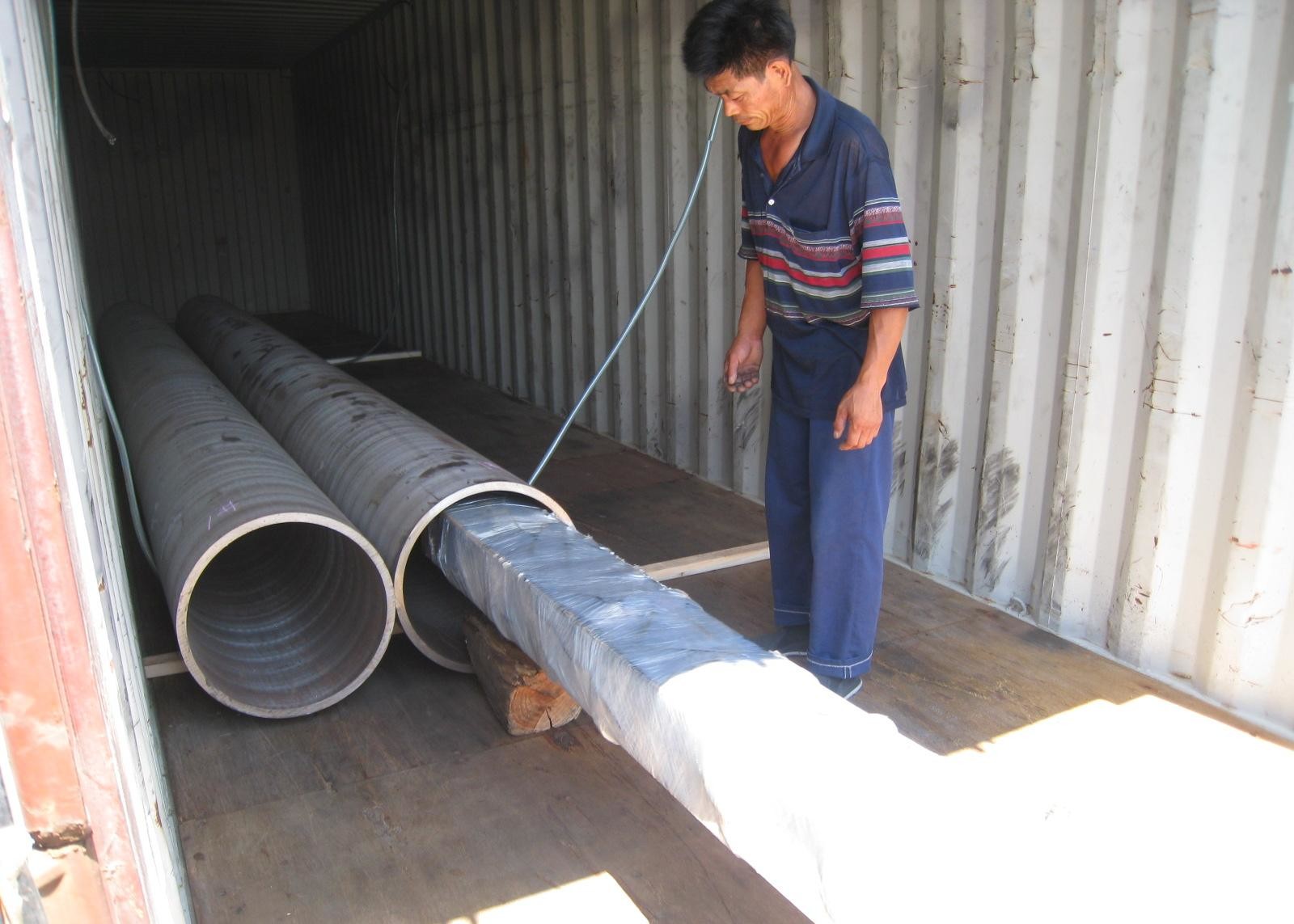 Seamless Alloy Steel High Pressure Boiler Pipe ASTM A335 P22 406.4 * 100mm