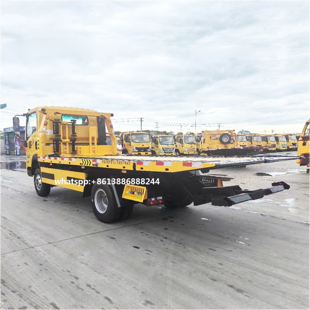 SINOTRUK 4*2 5 Tons Tow Truck wrecker Truck Body Road Recovery Truck