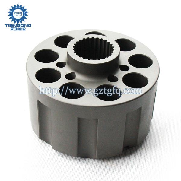 Excavator Hydraulic Motor Parts HPV75 Cylinder Block For ZX200 Hydraulic Repair