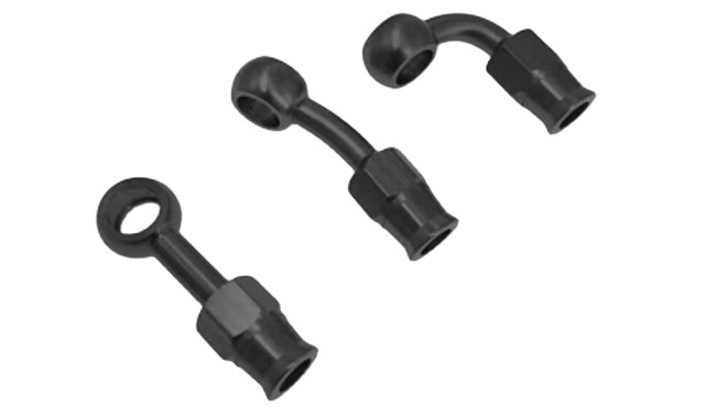 Motorcycle Motor Brake Hose Banjo Fitting AN3 0 28 90 Degree