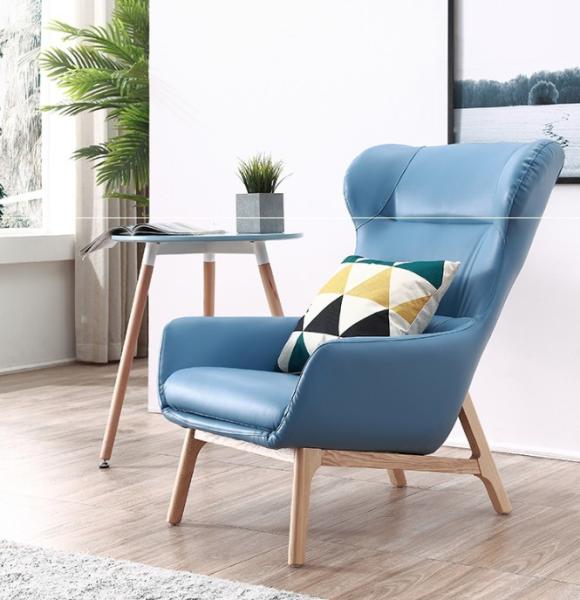 Modern Fabric Leather Leisure Chair Designer Living Room Confoetable highback