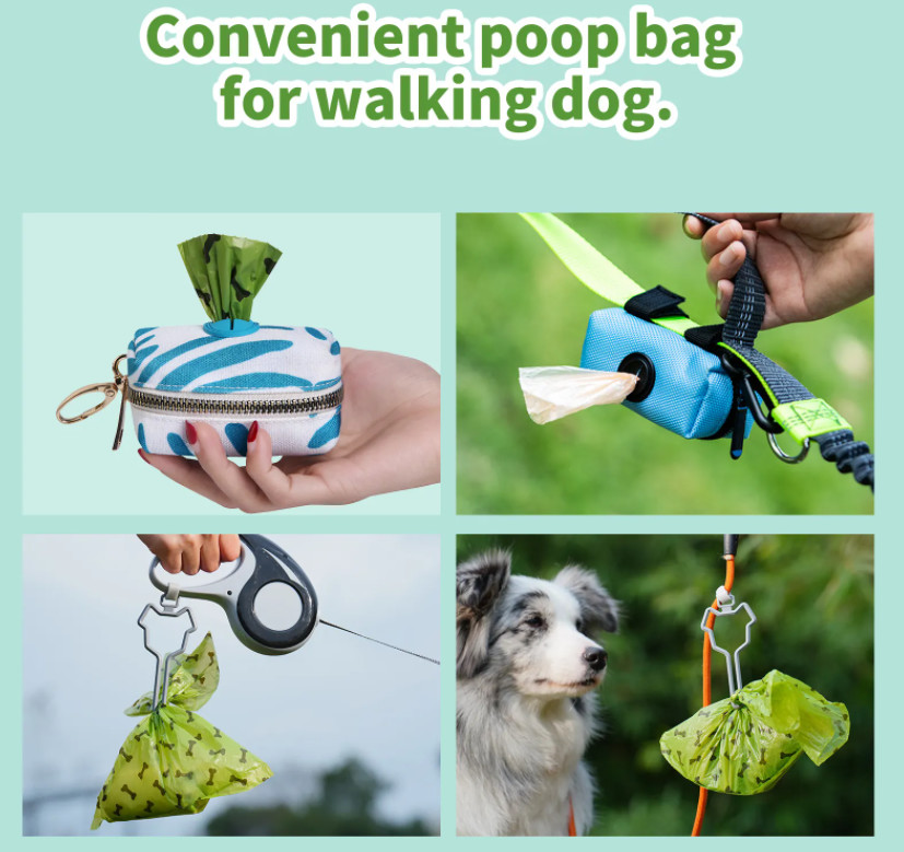 Disposal Dog Poop Bag Biodegradable Compostable Degradable Cat Poop Bags