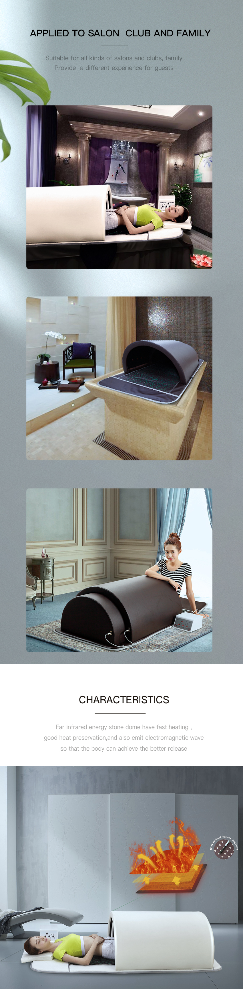 Adjustment Far Infrared Sauna Dome 110V-240V Portable Sauna Dome