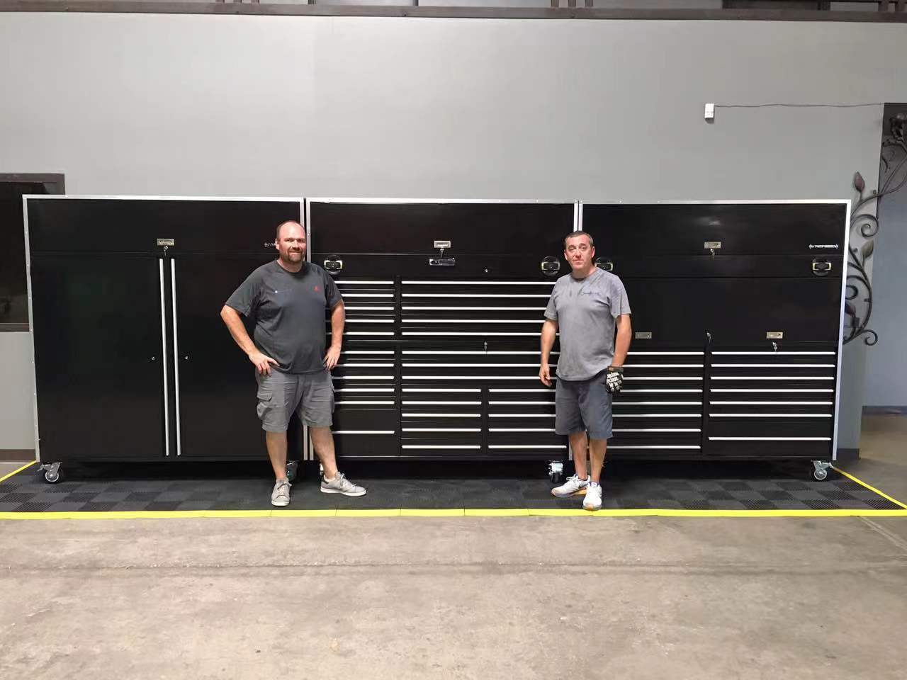 LS-GA005 Customized 1.0mm 1.2mm 1.5mm Garage Metal Tool Cabinet with ODM Support