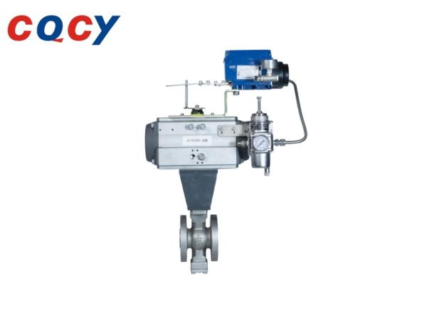 Zjhv-110 Hard Sealed Fixed V Type Ball Valve Control For High Viscosity With