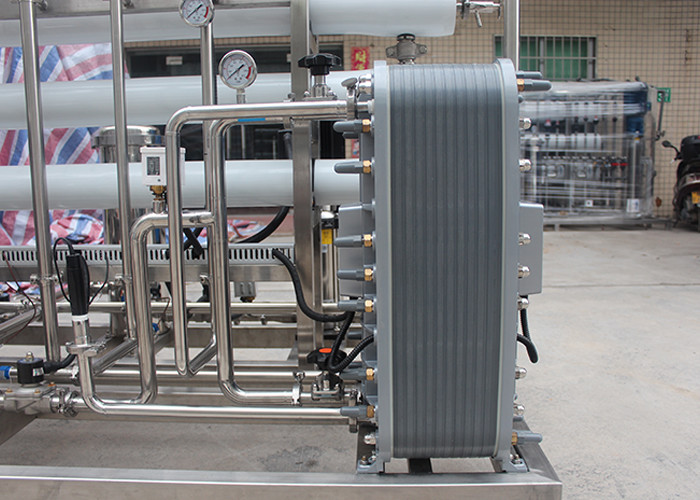 SUS304 / 316L Double RO Water Treatment System + EDI + Pasteurization Pharmaceutical Industry