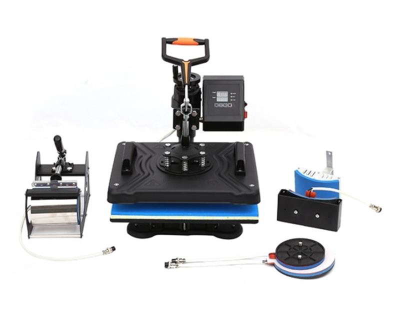 Real Plate 29x38Cm 5 In 1 Mug Heat Press Machine For T-Shirt