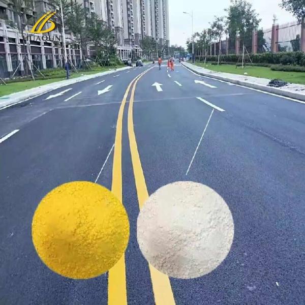 Good Leveling Hot Melt Road Marking Paint 5% Premixed Glass Beads Long Lasting