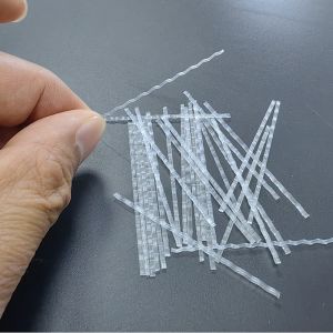 PP Macro Fiber Wave Form Instead of Welded Metal Mesh And Steel Fibers in