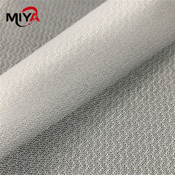 White Four Side Stretch 150cm Tricot Fusible Interlining