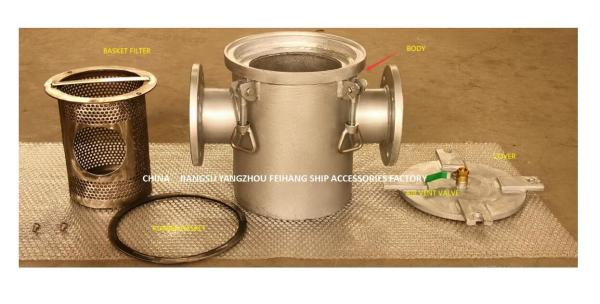 Marine Seawater Filter Marine Suction Coarse Water Filter AS100 CB/T497-2012