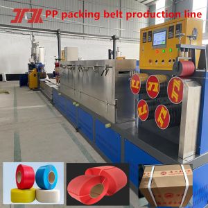 High-end Intelligent PP Belt Making Machine Adopts PLC Control System Screw