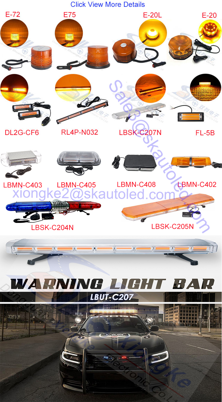 SMD5730 Magnetic Warning Beacon LED Marine Lights Amber Flashing Beacon