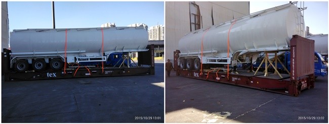 60000 Liter 3x13 Ton Tri Axle Tanker Trailer Oil Tank Trailer