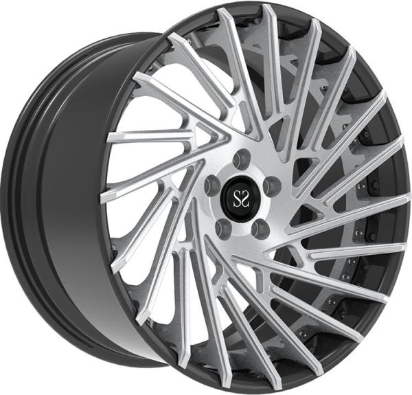 2-piece forged wheels Brush Custom 21 Inch Rims 5x112 For Audi R8 V10 Spyde