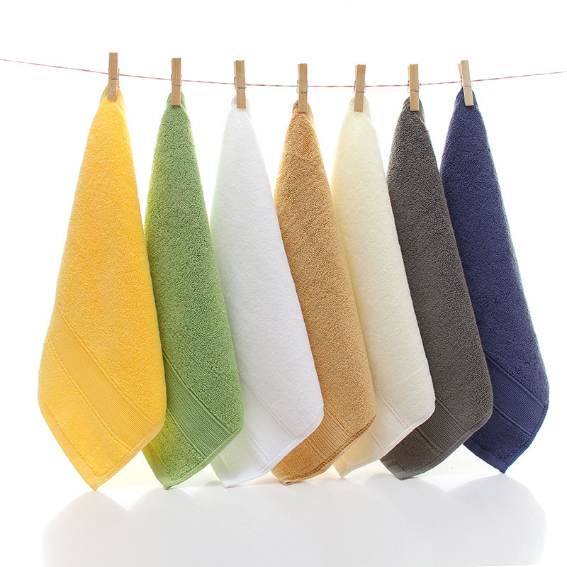 Custom Embroidery Logo 100% Cotton White Bath Hand Face Towel Set for Luxury 5 Star Hotels