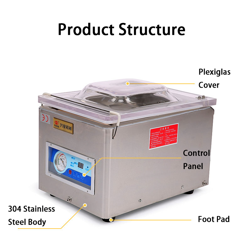 Compact Foodsaver Vacuum Sealer Table Top Household Dz260 Vacuum Sealer