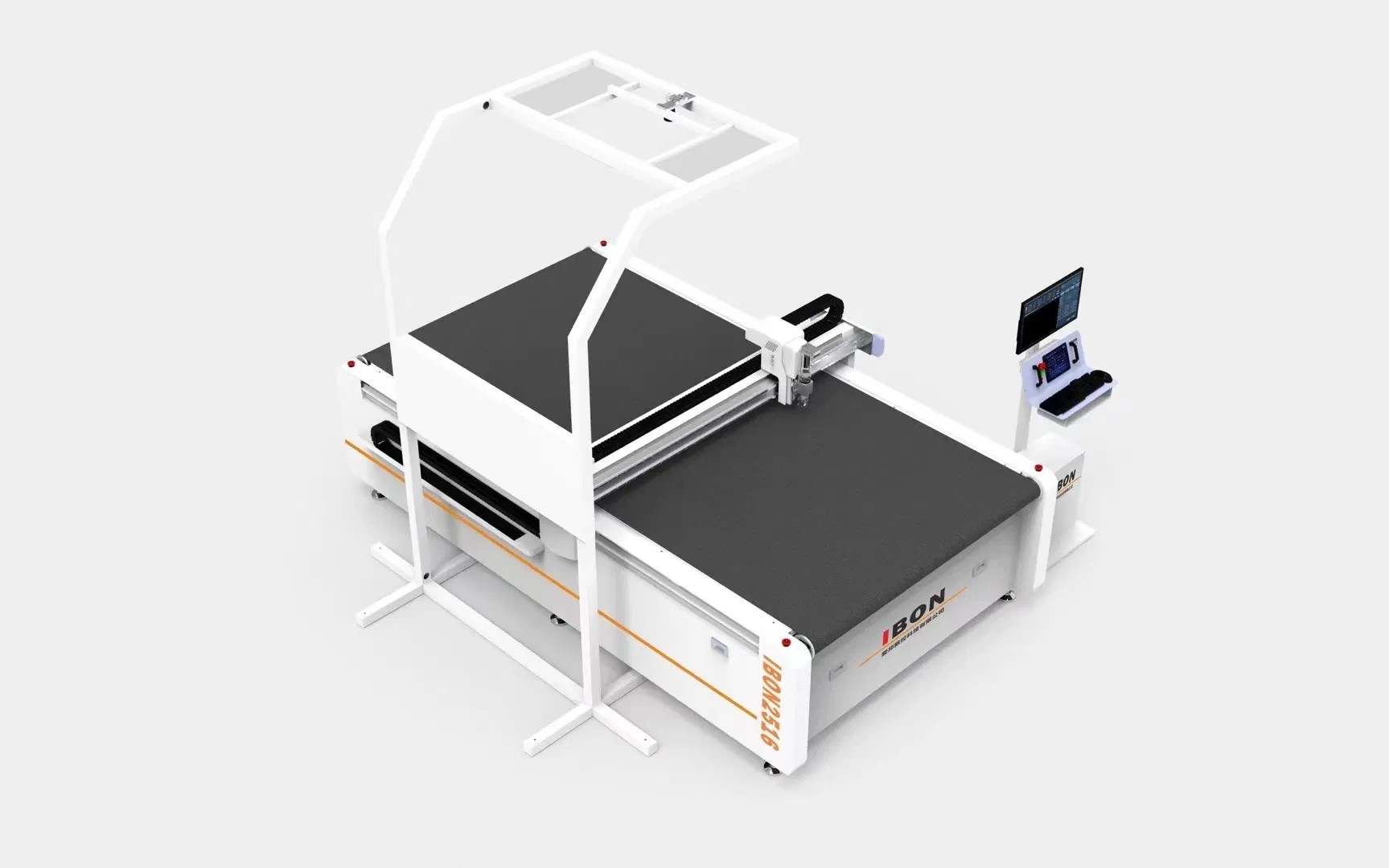 IBON1625 Car Interior CNC Cutting With Oscillating Knife Circular Knife
