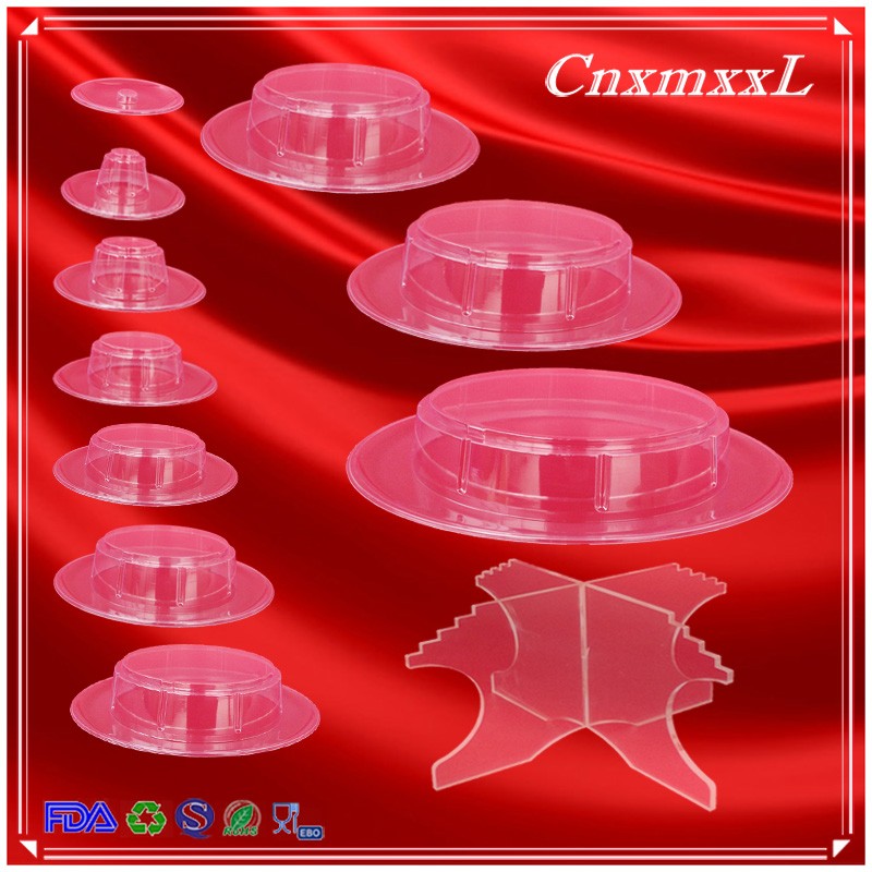 2017 Food grade Macaron Tower Stand Clear Macaron Stand Plastic Macaron tower new with CE certificate