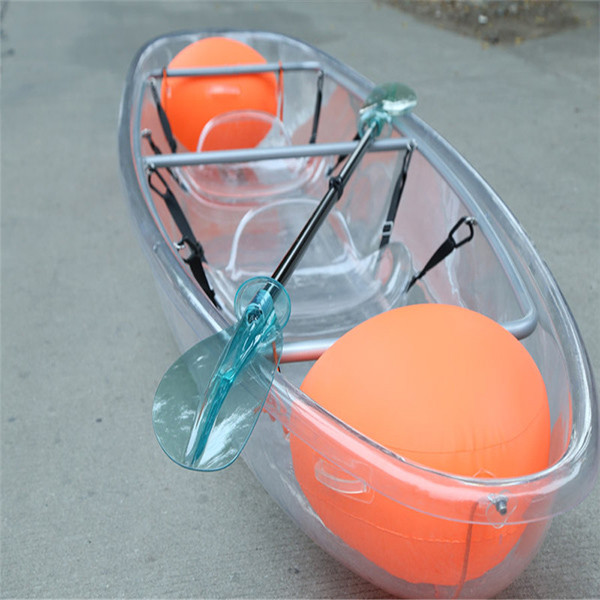 Anti Aging Clear Bottom Canoe , Hard Plastic Kayak For Hotels / Resorts