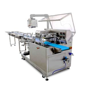 Three Servo Bakery 25mm Pillow Packing Machine Horizontal Flow