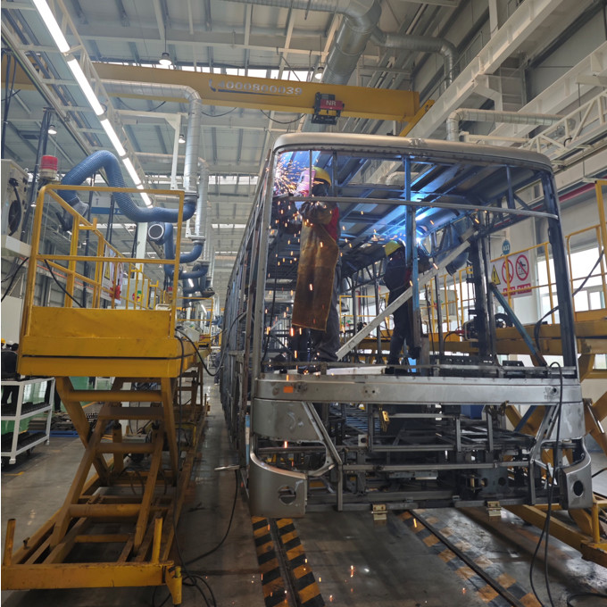 Big Capacity Powerful And Long-lasting Bus Assembly Line For City Use