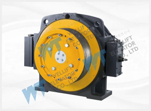 Block Brake Elevator Replacement Parts , Gearless Traction Machine Rated Load