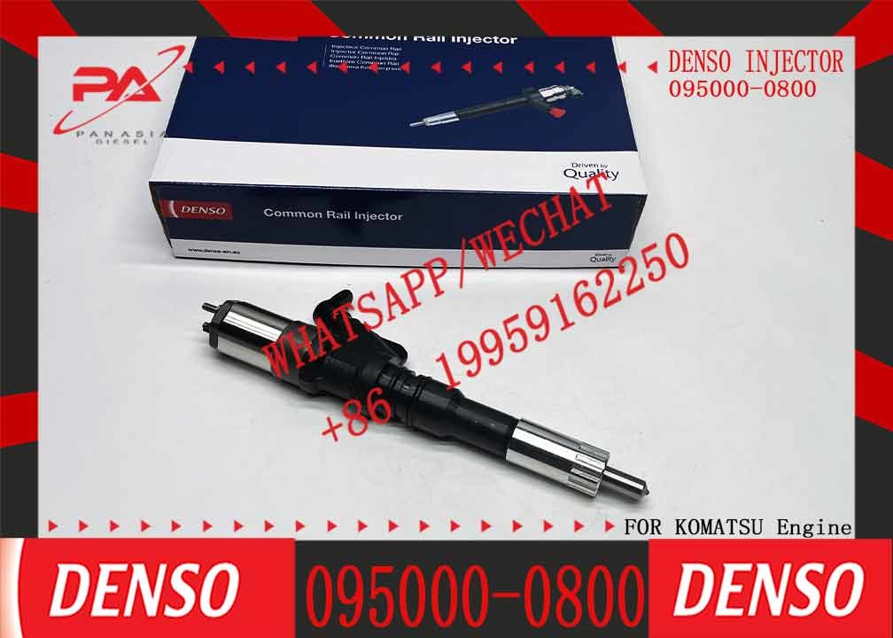 New SA6D125E Engine Diesel Fuel Injector 095000-0800 095000-0801