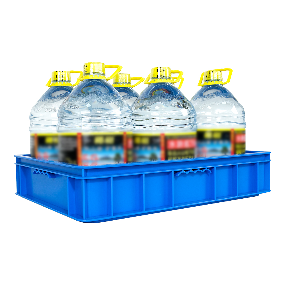 Plastic Transport Solid Box for Food Mobile Turnover Customized Color Assortment