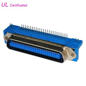  50 Pin Centronic PCB Right Angle Male Connector 36pin 24pin 14pin with Board Lock Manufactures