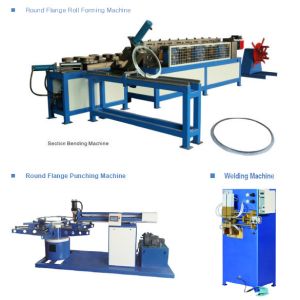  Round Duct Flange Rolling Machine Manufactures